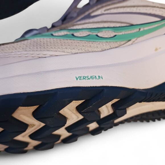 Saucony Cohesion 17 Verasun Running Shoes Women's 6.5 Grey Aqua - Picture 12 of 15